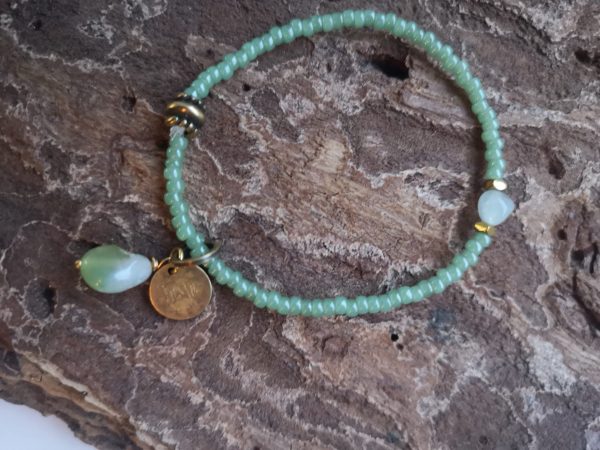 Single Gem chrysopraas mini/maxi