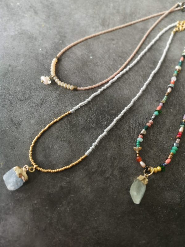Maansteen Morganiet Ketting