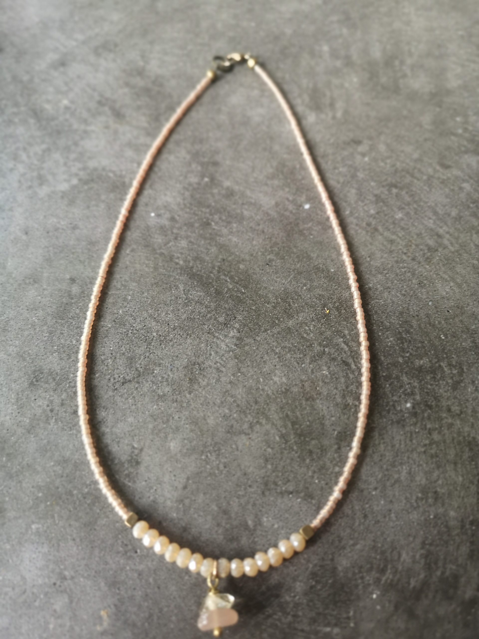 Maansteen Morganiet Ketting