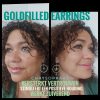 Chrysopraas hammered earrings