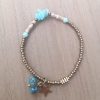 Ocean blue star armband