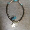 Ocean blue star armband