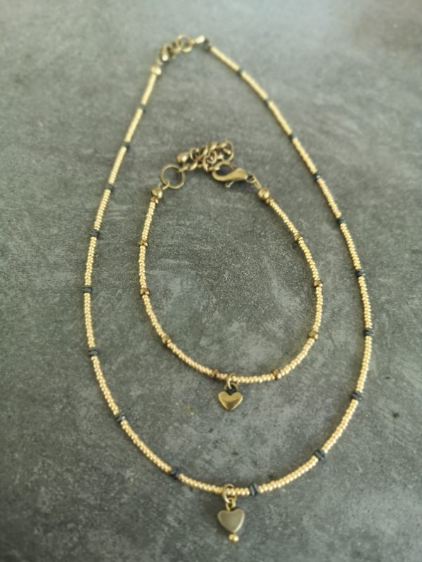 Fine-gold heart