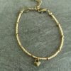 Fine gold-heart armbandje
