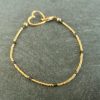 Fine gold big-heart single