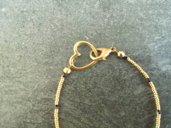 Fine gold big-heart single